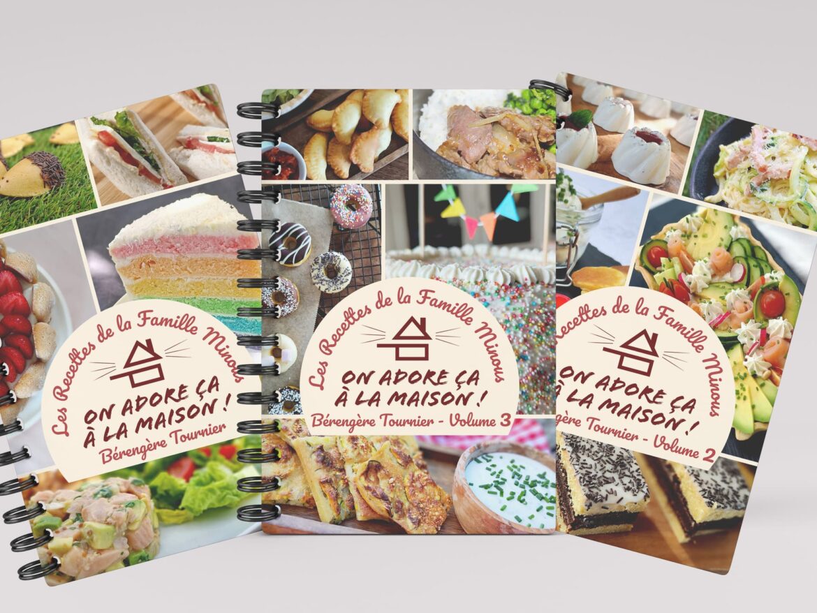 2024-07-27 – Mockup 5 cookbook Front debout 3 volumes
